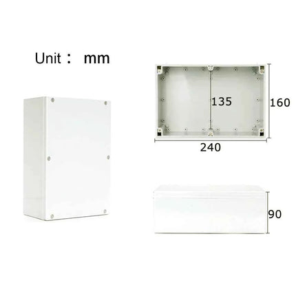 Project Junction Box for Electrical Cable Outdoor DIY Sealed IP67 Enclosure Wire Box 115x90x55mm Waterproof Electronic Cases