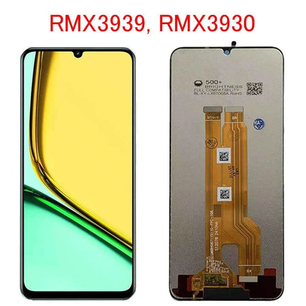 6.74‘For Realme C61 LCD Display Touch Panel Digitizer AAssembly With Frame Display Replacement For Realme C61 RMX3939, RMX3930