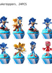 Cake topper-24pcs