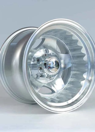 Cerchi in Lega Profondi Argento Bronzo Lucidato 15x10 Pollici 5x139.7 6x139.7 Ruote Personalizzate in Lega di Alluminio per Camion 4x4