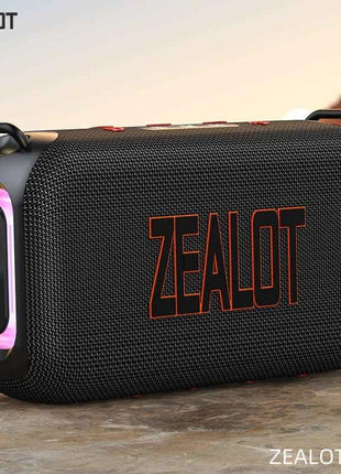 ZEALOT-S85 Altoparlante Bluetooth portatile 3D da 50 W con altoparlante con cinturino esterno impermeabile IPX6 a doppio diaframma