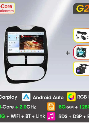 Srnubi 2 Din Android Carplay Car Radio for Renault Clio 4 2012 - 2019 Multimedia Player 2Din GPS Stereo 4G WIFI DVD Head Unit