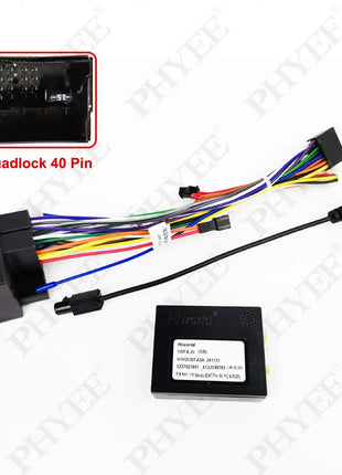 Adattatore per cablaggio radio, decodificatore CAN Bus, cavo Android per auto a 16 pin, per VW Golf, Jetta, Polo, Passat, T-Roc, Octavia, Leon