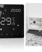 Moes Smart WiFi Zigbee Floor Heating Thermostat Tuya Compatible APP Control Schedule Energy Saving Child Lock Touchscreen