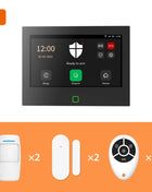 Staniot 7-inch Home Alarm System Wireless WiFi 4G Tuya Smart Security Protection Kit 115dB Louder Siren 5000mAh Battery
