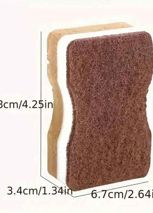 2-20Pcs Three-Layer Seaweed Cleaning Sponges Dishwashing Sponges High-Quality Kitchen Cleaning Cloths Kitchen Cleaning Brushe