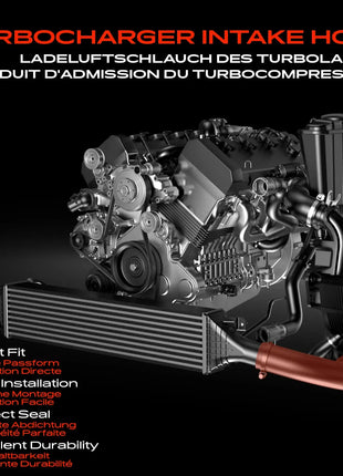 Tubo radiatore Frankberg 1x, tubo turbo, intercooler per Citroën C5 II III Peugeot 407 SW 1.6L 0382RW