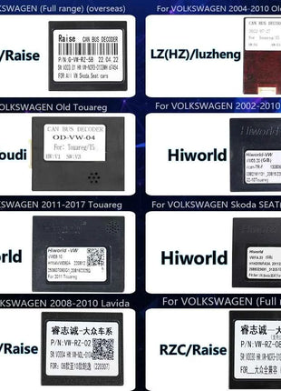 2 Din Auto Per VOLKSWAGEN decoder canbus box Golf Tour 7 6 Touareg PASSAT Tiguan Lamando POLO SCIROCCO Lavida Touran Saqitar BORA