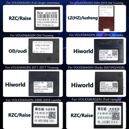 2 Din Auto Per VOLKSWAGEN decoder canbus box Golf Tour 7 6 Touareg PASSAT Tiguan Lamando POLO SCIROCCO Lavida Touran Saqitar BORA