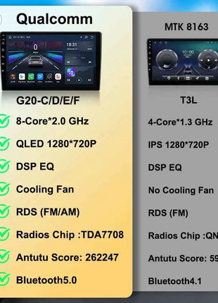 Srnubi Android Qualcomm 8 Core Carplay Auto Stereo For Nissan Qashqai J10 2006 - 2013 Carplay 4G GPS Wifi Car Multimedia