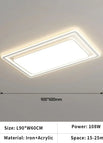 White 90x60CM / 3 Color No Remote
