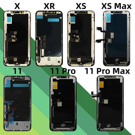 OLED 16 For iPhone X XR XS MAX 11 12 Pro Display 15 Pro Max Screen Touch For iP 13 Pro 14 Plus 13 MINI Display 15 Plus 12 Mini