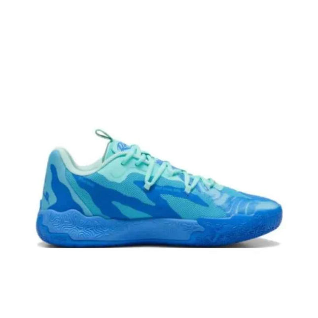 Puma MB.03 Scarpe da Basket Basse da Uomo Eleganti, Morbide e Reattive, Versatili, Antiscivolo e Resistenti, Blu 310519-01