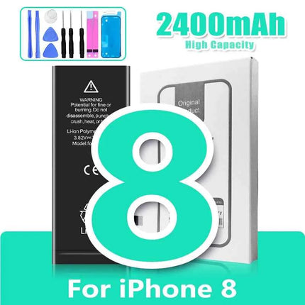 XDOU 2026 NEW Battery For iPhone 7 8 6S 6 Plus X XR 11 11Pro Xs Max High Capacity Phone Bateria + Free Tools
