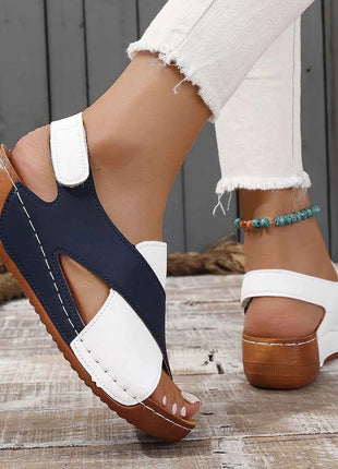 Scarpe estive sandali da donna taglie forti scarpe da passeggio scarpe Casual da donna sandali con zeppa scarpe da donna calzature da donna sandalo da donna