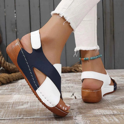 Scarpe estive sandali da donna taglie forti scarpe da passeggio scarpe Casual da donna sandali con zeppa scarpe da donna calzature da donna sandalo da donna