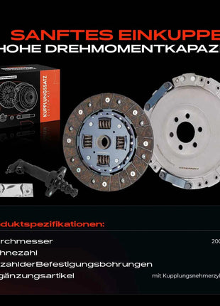 Kit Frizione Frankberg 1x per VW Golf 4 1J1 1J5 Skoda Octavia I Seat Leon 1.9L 1J0721261J