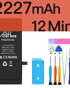 PINZHENG Real High Capacity Battery For iPhone X XR XS Max 12 13 Mini Pro Max 11 Pro Max Replacement Bateria Warranty One Year