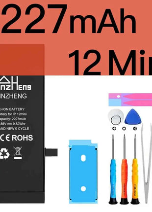 PINZHENG Real High Capacity Battery For iPhone X XR XS Max 12 13 Mini Pro Max 11 Pro Max Replacement Bateria Warranty One Year