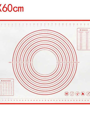 UNTIOR 1PCS Silicone Baking Mat Kneading Pad Dough Mat Pizza Cake Dough Maker Kitchen Cooking Grill Non-Stick Gadgets Bakeware