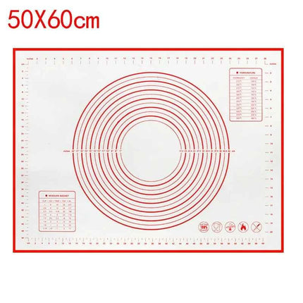 UNTIOR 1PCS Silicone Baking Mat Kneading Pad Dough Mat Pizza Cake Dough Maker Kitchen Cooking Grill Non-Stick Gadgets Bakeware