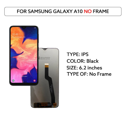 Per Samsung Galaxy A10 A105 Display LCD Touch Screen Digitizer Assembly 6.2 "A105F A105G A105M A105FN LCD Parti di ricambio