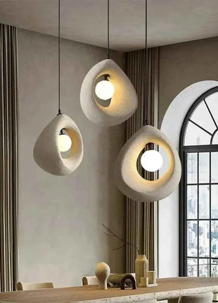 Lampadario a soffitto dal design nordico creativo per occhi Wabi Sabi Lampada a sospensione per ristorante Decorazioni per la casa Camera da letto Tavolo da bar Lampada a sospensione per caffè