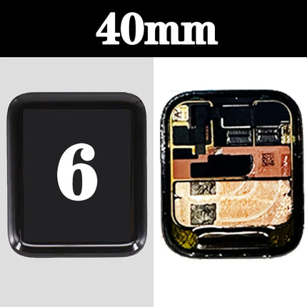 Display OLED per Apple Watch Serie 1 2 3 4 5 6 SE 7, Schermo Touch LCD con Digitalizzatore, Ricambio per iWatch 38/42/40/44/41/45mm