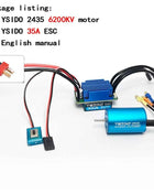 2435/2440/2838/2847 Brushless Motor 35A/45A ESC Combo for Wltoys 124016 Remo Hobby XLH Timaya Redcat 1/12 1/14 1/16 RC Boat Car