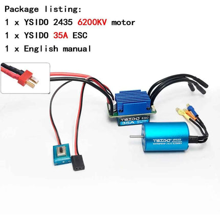 2435/2440/2838/2847 Brushless Motor 35A/45A ESC Combo for Wltoys 124016 Remo Hobby XLH Timaya Redcat 1/12 1/14 1/16 RC Boat Car