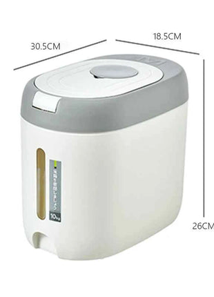 XIAOGUI 5KG/10KG Rice Dispenser Kitchen Organizer And Storage Container Home Box Cereal Jar Botes Cocina Almacenaje Alimentos