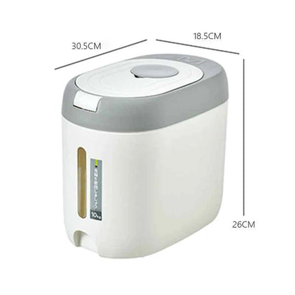 XIAOGUI 5KG/10KG Rice Dispenser Kitchen Organizer And Storage Container Home Box Cereal Jar Botes Cocina Almacenaje Alimentos
