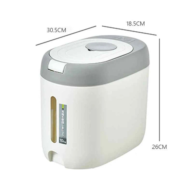 XIAOGUI 5KG/10KG Rice Dispenser Kitchen Organizer And Storage Container Home Box Cereal Jar Botes Cocina Almacenaje Alimentos