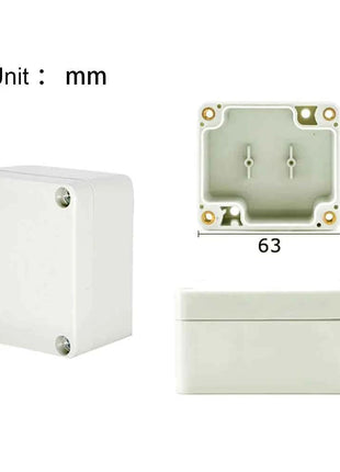 Project Junction Box for Electrical Cable Outdoor DIY Sealed IP67 Enclosure Wire Box 115x90x55mm Waterproof Electronic Cases