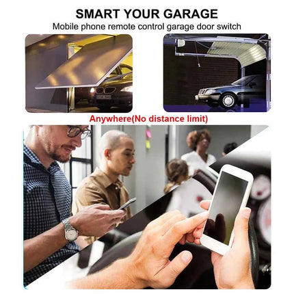 Tuya WiFi Smart Garage Door Opener Switch Sliding Gate Controller Work With Alexa Echo Google Home SmartLife APP Remote Control