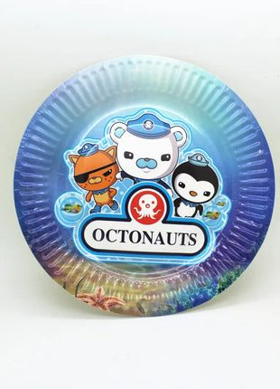 Decorazioni per Feste di Compleanno per Bambini Octonauts, Palloncini in Alluminio, Piatti di Carta, Sfondo con Capitano Oceanico, Pirata, Pinguino, Barnacles, Peso