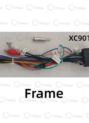 Cornice Radio Android Ownice 9 Pollici Quadlock per Auto, per Jetta 2013-2017, Pannello Stereo 2 DIN con Cablaggio 16PIN e Box Canbus