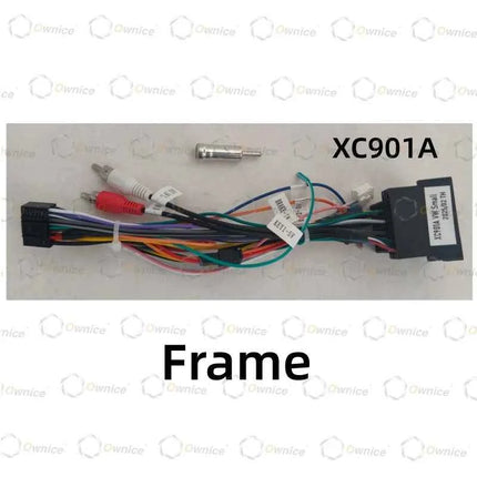 Cornice Radio Android Ownice 9 Pollici Quadlock per Auto, per Jetta 2013-2017, Pannello Stereo 2 DIN con Cablaggio 16PIN e Box Canbus