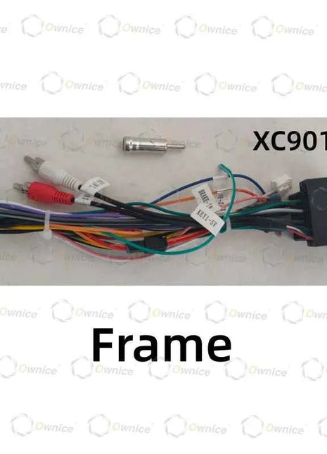 Cornice Radio Android Ownice 9 Pollici Quadlock per Auto, per Jetta 2013-2017, Pannello Stereo 2 DIN con Cablaggio 16PIN e Box Canbus