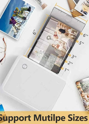 300dpi CP4000l 4x6 Inch Portable Full Color Photo Picture Printer Mini Househeld Thermal Sublimation and Paper Ribbon Home use