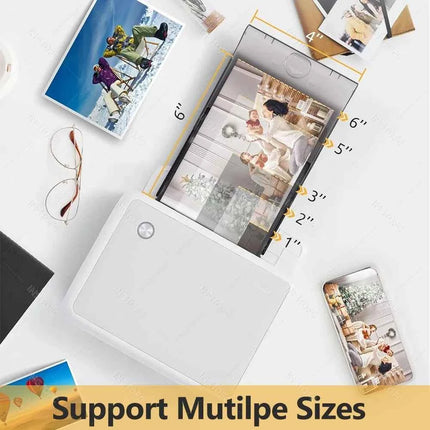 300dpi CP4000l 4x6 Inch Portable Full Color Photo Picture Printer Mini Househeld Thermal Sublimation and Paper Ribbon Home use