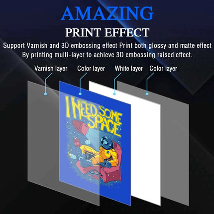Colorsun UV Printer For Epson L805 Impresora A4 A3 UV Printer Flatbed UV DTF Sticker Printer Machine For Acrylic Bottle Metal
