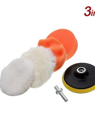 Tampone per lucidatura universale per auto da 3/4 pollici per M10/M14 Lucidatrice per ceretta per macchina in lana morbida Dischi per lucidatura per carrozzeria auto Accessori per la pulizia