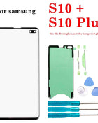 1Set Nuovo Display LCD Frontale In Vetro Esterno Touch Screen Esterno Pannello Obiettivo Per Samsung Galaxy S8 S9 S10 S20 Nota 8 9 10 Plus Ultra