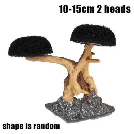 Aquarium Decoration Plant Moss Tree Landscaping Wood Plant Root Driftwood Aquatic Grass Fish Tank Accessories without Moss