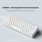 K61 USB Mini Mechanical Gaming Wired Keyboard Hot-Swappable Mechanical Keyboard Detachable Cable