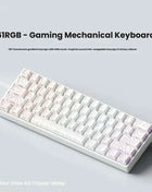 K61 USB Mini Mechanical Gaming Wired Keyboard Hot-Swappable Mechanical Keyboard Detachable Cable