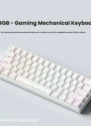 K61 USB Mini Mechanical Gaming Wired Keyboard Hot-Swappable Mechanical Keyboard Detachable Cable