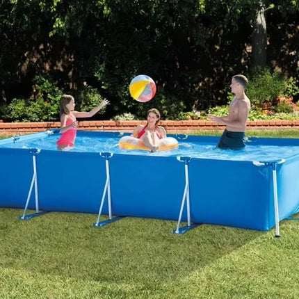 Piscina Rettangolare con Telaio in Metallo YTYIN 28273 – 450x220x84 cm
