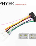 Adattatore per cablaggio radio, spina ISO, cavo connettore unità principale a 16 pin, per Toyota Corolla Camry Prius RAV4 Yaris Vios Hilux